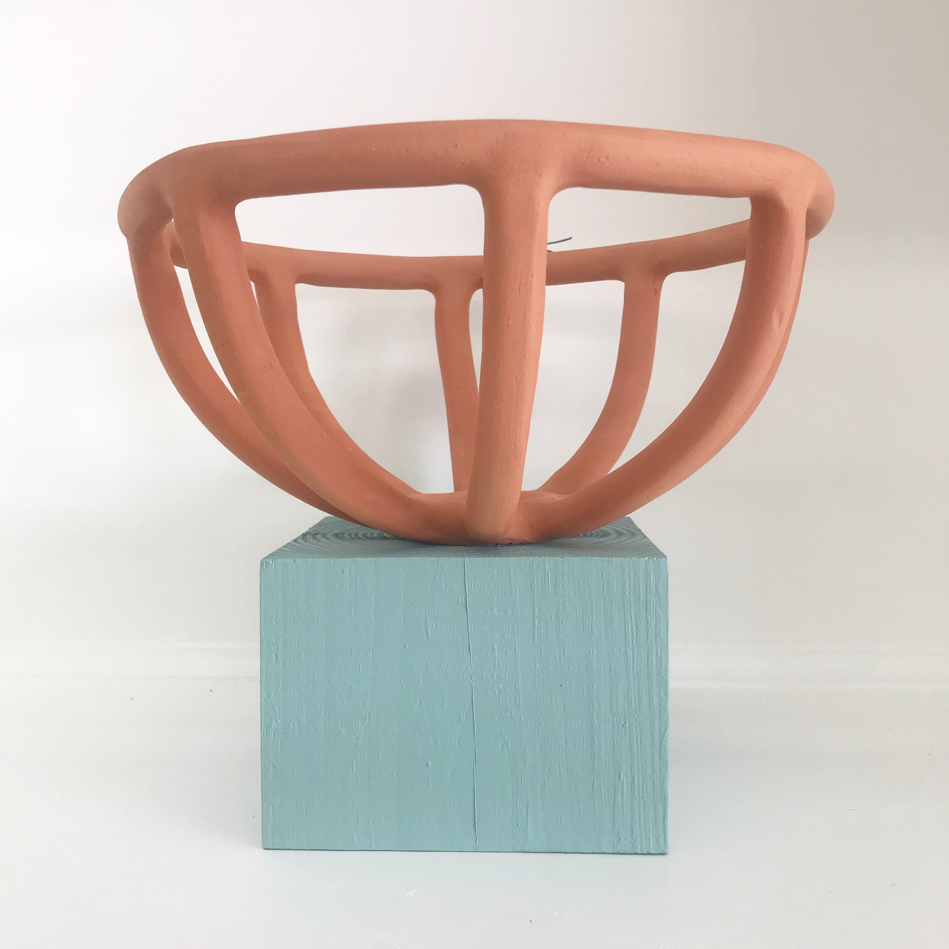 Prong Fruit Bowl, Terracotta: SIN ceramics - Handmade in Brooklyn