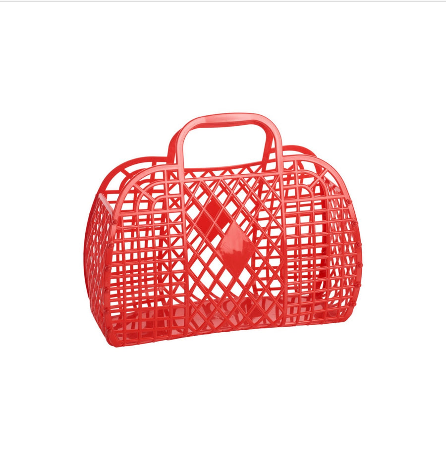 Retro Basket | Small Red